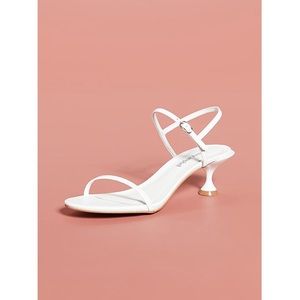 NWT Jeffrey Campbell White Twilight Sandal -Size 8